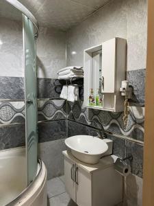Koupelna v ubytování Şirinyer Elit Residance Apart Hotel