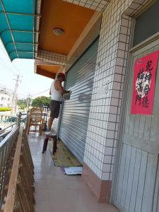 Un balcón o terraza en Puchin Homestay