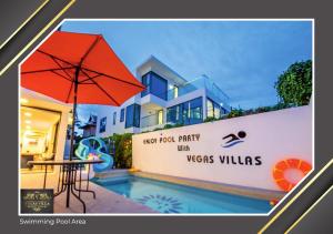 Swimmingpoolen hos eller tæt på Vegas villa, Pattaya