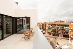 Balkón nebo terasa v ubytování Rubik en Madrid