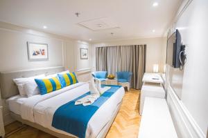 Ένα ή περισσότερα κρεβάτια σε δωμάτιο στο 5 Days / 4 Nights Cruise Trip from Luxor to Aswan With all Visits Every Saturday, Monday and Thursday