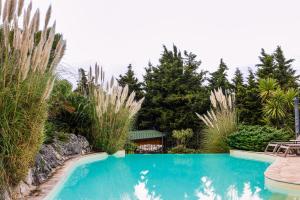 Hôtel Eze Hermitage内部或周边的泳池