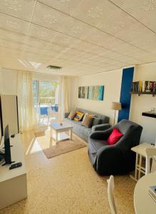 Posezení v ubytování Muy cerca del mar, dos habitaciones