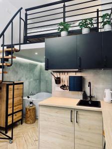 Kuchyň nebo kuchyňský kout v ubytování Apartment Premium Jacuzzi for couples, Old Town