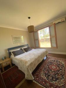 Postel nebo postele na pokoji v ubytování Sitio São Camilo