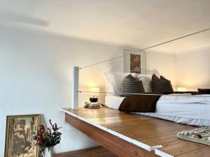 Posteľ alebo postele v izbe v ubytovaní Wenceslas - Prague Apartment