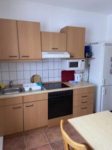 Kuchyň nebo kuchyňský kout v ubytování Easyrooms