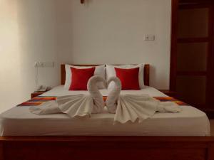 Ένα ή περισσότερα κρεβάτια σε δωμάτιο στο Hotel Rosenro +19 φωτογραφίες