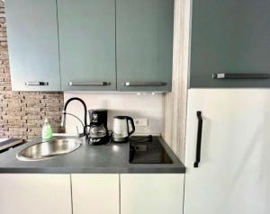 Kuchyň nebo kuchyňský kout v ubytování Villa Rosa Bad Camberg