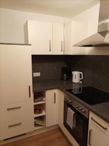 A kitchen or kitchenette at Gästehaus Braunegger