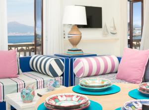 Posezení v ubytování Terrace by the sea - Entire property with terrace