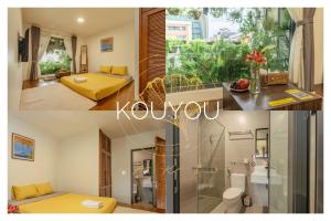 Koupelna v ubytování Aki 秋 Hostel