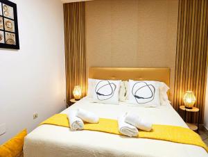 Posteľ alebo postele v izbe v ubytovaní Apartamento El Dorado cerca del mar