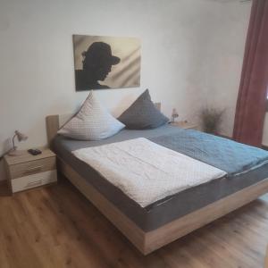 Postel nebo postele na pokoji v ubytování FeWo Fortysix