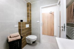 Koupelna v ubytování Apartmán Srdce Vysočiny