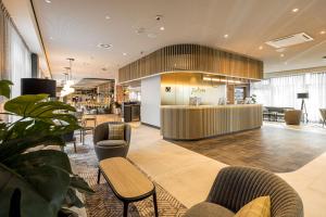 Radisson Hotel Leipzig的休息区