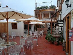 Uma varanda ou terraço em Hotel España Lima Peru