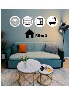 Χώρος καθιστικού στο Dresden City 2 Room - Design Apartment