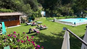 Zahrada ubytování Hotel Bamby