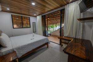 Katil atau katil-katil dalam bilik di SeaSurf House