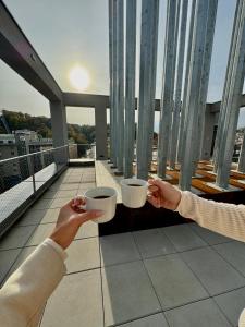 Balkón alebo terasa v ubytovaní SYMPHONY No 501 Apartment MyMozart
