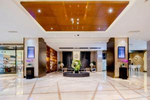 Ruang duduk di Celebrity Upper Class Hotel
