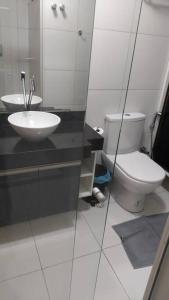 Vannituba majutusasutuses Apartamento Iloa 07-H