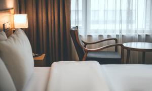 Wonju City Hotel HYEOKSIN的休息区