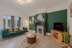 Χώρος καθιστικού στο Central Banbury Stay Comfy and Spacious for groups 9 sleeps