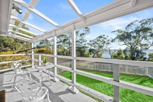 Μπαλκόνι ή βεράντα στο Great Sea View Home Tenby Point