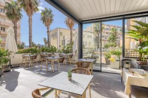 Balkón nebo terasa v ubytování Anglade Hotel