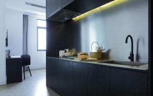Kuchyň nebo kuchyňský kout v ubytování base-PUSAN Serviced Apartment -Shanghai New International Expo Centre