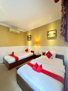 Letto o letti in una camera di Nice Guesthouse