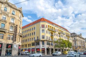 Výhľad na mesto Budapešť alebo výhľad na mesto priamo z apartmánu