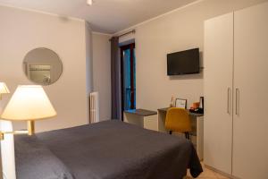 TV a/nebo společenská místnost v ubytování Hotel Romagna
