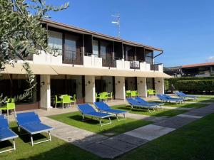 Κήπος έξω από το Bardolino Wein Apartments