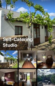 a collage of pictures of a self catering studio at Meurant Self Catering Family Cottage in Riversdale