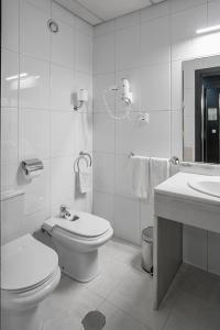 Koupelna v ubytování Hotel Estacão - Braga