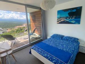 Posteľ alebo postele v izbe v ubytovaní Via Mare - Apt avec splendide vue