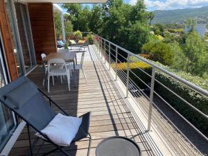 Balkón alebo terasa v ubytovaní Via Mare - Apt avec splendide vue