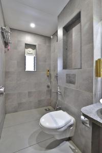 Koupelna v ubytování Hotel Limra Vadodara