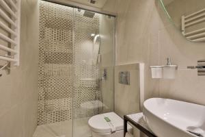 Koupelna v ubytování Hotel Botanica