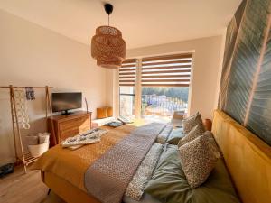 Μια τηλεόραση ή/και κέντρο ψυχαγωγίας στο Apartmán v meste Bratislava