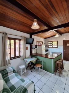 Posezení v ubytování Casa em Ilhabela