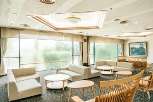 Posezení v ubytování KAMENOI HOTEL Yanagawa