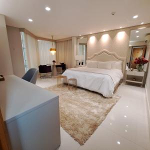 Postel nebo postele na pokoji v ubytování L´acordes Hotel