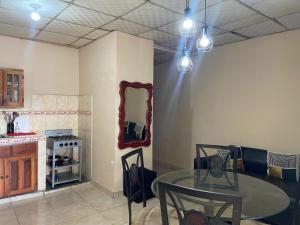 Kuchyň nebo kuchyňský kout v ubytování Apartamento Altos Dos Pinos