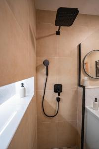 Koupelna v ubytování Apartmány V zahradě
