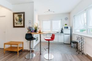 Η κουζίνα ή μικρή κουζίνα στο AML - Atelier Musique Lutherie - Appt 20 min de Metz