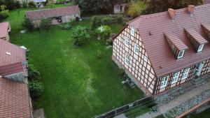The building in which a panziókat is located